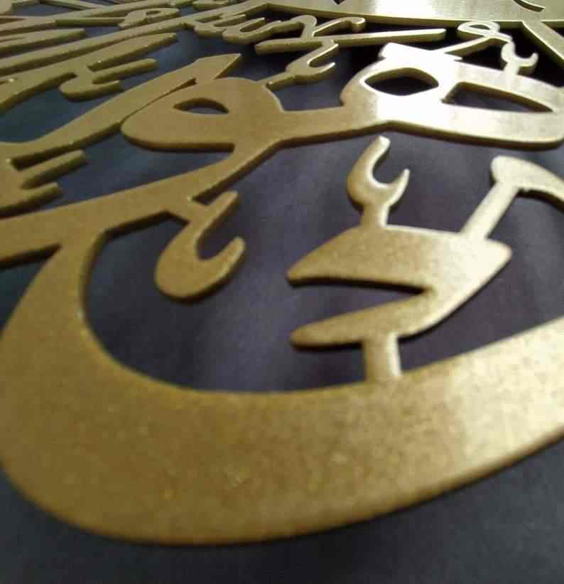 Bismillah Key Holder Tree Shape Islamic Wall Art Decor