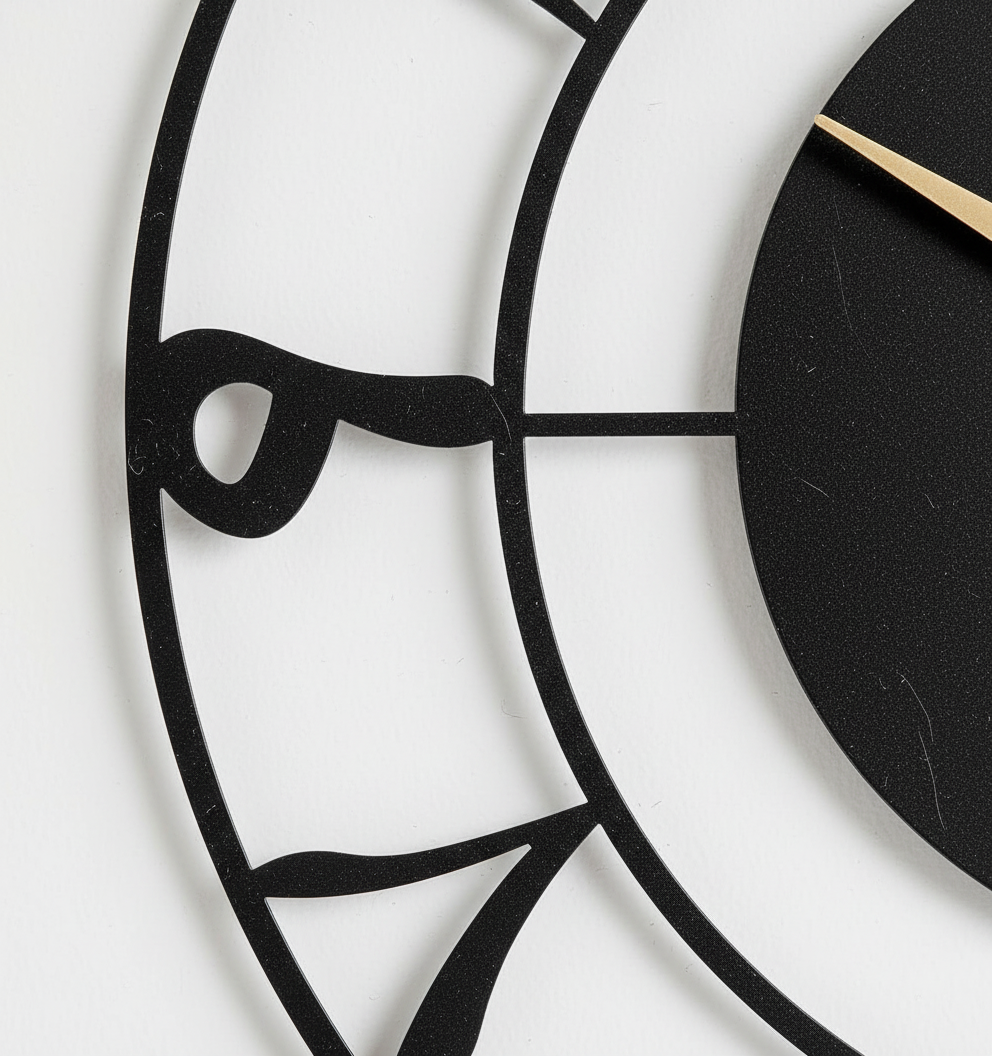 Arabic number metal wall clock | islamic wall clock 40 x40 cm