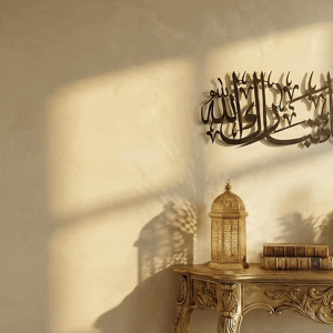 MashaAllah TabarakAllah Metal Islamic Wall Art star product