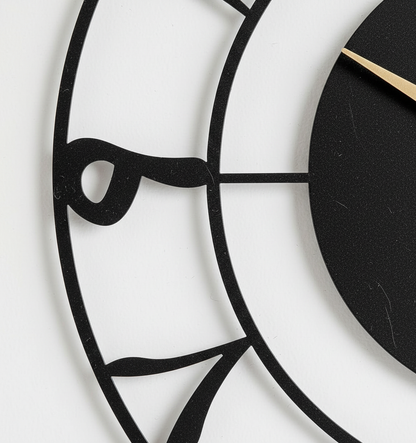 Arabic number metal wall clock | islamic wall clock 40 x40 cm